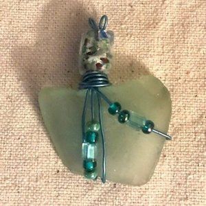 Island Item's Boutique Sea Glass Necklace Pendant